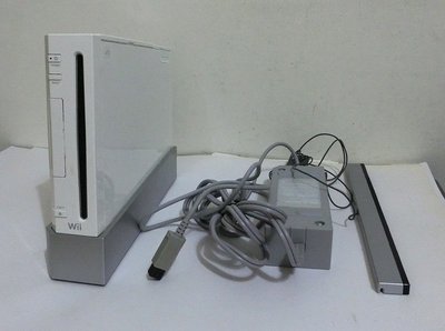 Nintendo Wii 主機 RVL-001(JPN)主機+電源線+接收器