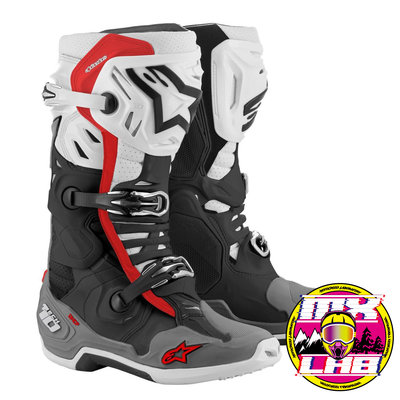 𝕸滑胎實驗室𝖃 Alpinestars® Tech 10 Supervented 黑/白/灰/紅 車靴 越野靴 透氣
