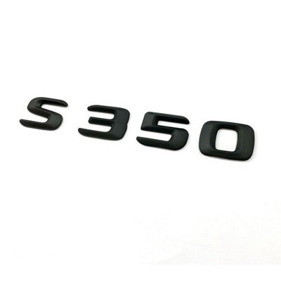 【JR佳睿精品】13-17 Benz S350 S-W222 尖型 消光黑 後箱 字體 字貼 標誌 高度23mm
