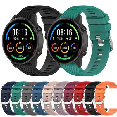 森尼3C-XIAOMI MI 小米 Mi 手錶全球錶帶 Smartwatch 手鍊替換腕帶的 22 毫米矽膠錶帶-品質保證