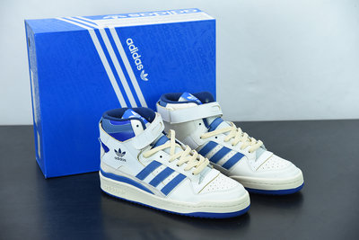 Adidas FORUM 84 HIGH BLUE 白藍 高筒 休閒鞋 男女鞋 FY7793