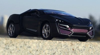 「車苑模型」彩利信  1：32  Lykan HyperSport 玩命關頭  速度與激情7 黎巴嫩跑車  聲光 迴力
