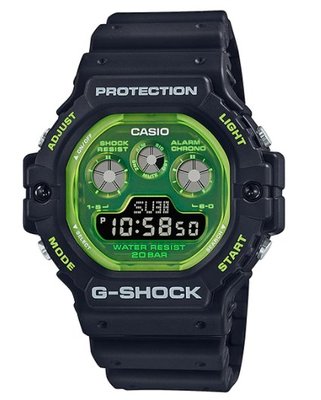 【萬錶行】CASIO G-SHOCK 繽紛時尚三眼運動錶款 DW-5900TS-1