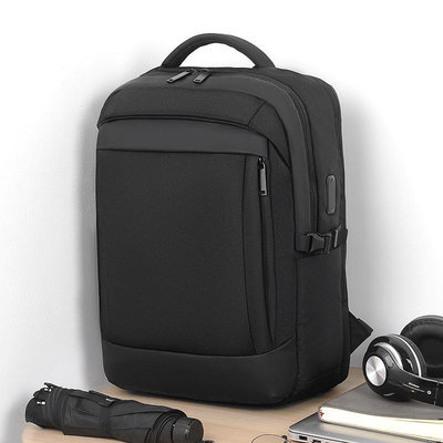 筆電包男士商務背包牛津布材質雙肩包多功能大容量學生書包筆記本電腦包