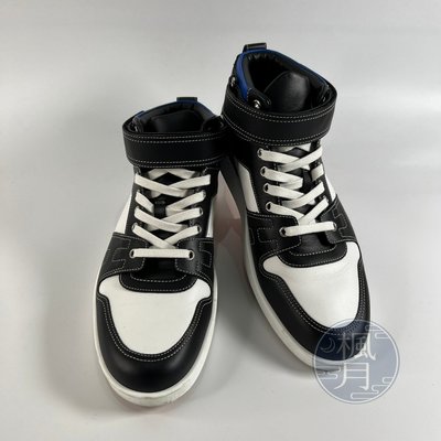 BRAND楓月 HERMES 愛馬仕 黑藍Freestyle運動鞋 #42.5 休閒鞋款 精品男鞋