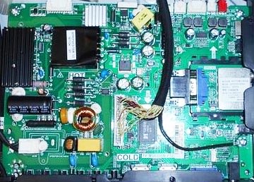 [維修] SAMPO 聲寶 EM-43AT17D 液晶電視 不過電/亮紅燈 不開機 主機板維修