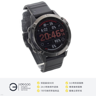 「點子3C」Garmin Fenix 6 Pro Solar 太陽能戶外運動腕錶【店保3個月】腕式心率測量 脈搏血氧感測 支援多衛星定位系統 DK782