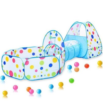 寶寶遊戲屋兒童球池投籃可折疊帳篷嬰兒隧道海洋-master衣櫃2