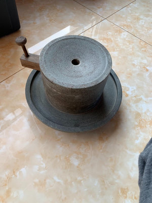 日本煎茶器老石磨