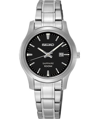 SEIKO CS系列簡約大三針石英錶(SXDG63P1)-黑/29mm7N82-0JK0D