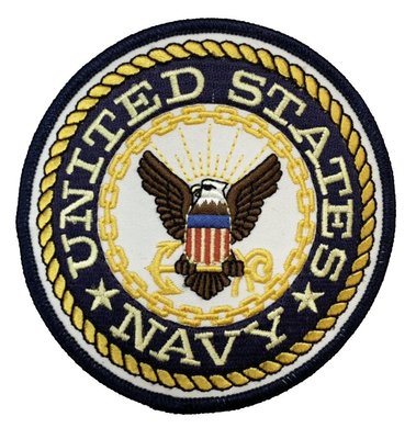 RayKae~刺繡臂章、燙貼布、熨燙徽章、刺繡燙布~美國海軍U.S. NAVY