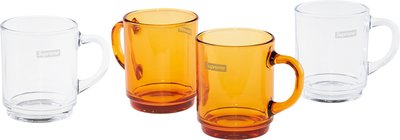 【紐約范特西】預購 SUPREME SS23 DURALEX GLASS MUGS 6個一組 玻璃杯