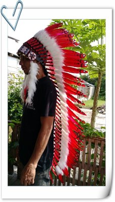 印地安酋長帽-嘉年華系列~特長 印地安頭飾 印地安頭盔 舞蹈戲劇服裝 cosplay 羽毛頭飾 拍攝道具 表演道具
