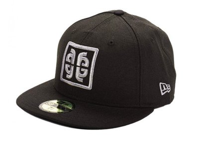 [WESTYLE] AKUFUNCTURE X NEW ERA Fitted 全封帽 條紋/黑素 59FIFTY 金標