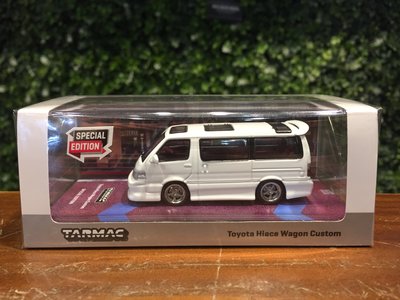 1/64 Tarmac Toyota Hiace Wagon Custom White T64R078WH【MGM】