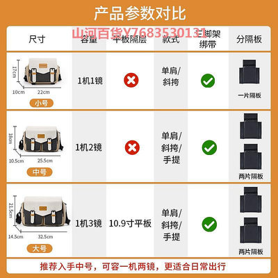 Cwatcun香港品牌日系單肩相機包便攜休閑微單單反卡登專業斜挎適用佳能r50 g7x2尼康索尼zve10 富士xs20