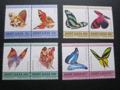 【雲品五】聖盧西亞St Lucia 1985 Sc 731-734 set MNH 庫號#B515 62939