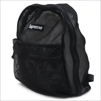 【熱賣精選】16ss supreme mesh backpack 網眼背包 雙肩包 網眼包 後背包