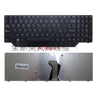 英文 黑框規格鍵盤 聯想 Y570 Y570N Y570I Y570A Y570P 筆記型電腦
