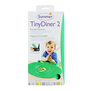 美國 Summer Infant 防水學習餐墊 新款 第二代 Tiny Diner 2-綠色