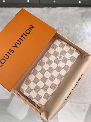 二手Louis Vuitton LV Clemence 錢夾 N61264 拉鏈款