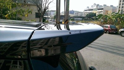TOYOTA 豐田 NEW WISH 10年-16年 ABS材質 水轉卡夢 加大尾翼(沿用原廠煞車燈)