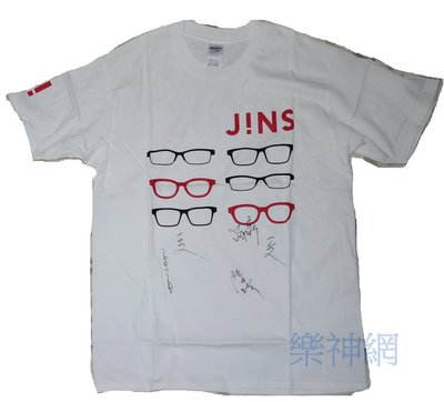 劉以豪 X 輕晨電樂團 Morning call 代言JINS (親筆簽名T shirt T恤) 全新