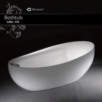 【 老王購物網 】摩登衛浴 SL-1086F 古典浴缸 壓克力浴缸 獨立式浴缸 復古浴缸