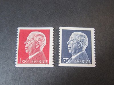 【雲品2】瑞典Sweden 1972 Sc 959-60 MNH 庫號#B535 88587
