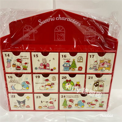 [Kitty 旅遊趣] Hello Kitty 飾品盒 三麗鷗大集合 首飾盒 桌上型置物櫃 聖誕倒數禮物盒 雙子星大耳狗