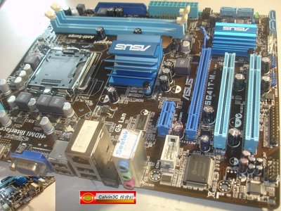華碩 ASUS P5G41T-M 內建顯示 Intel G41晶片 2組DDR3 4組SATA EPU 快速開機HDMI