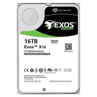 Seagate/希捷ST16000NM004J銀河3.5英寸16T企業級16tb機械硬碟