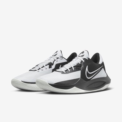 Nike Precision VI 男鞋 黑 白 低筒 運動鞋 籃球鞋 DD9535-007 黑白