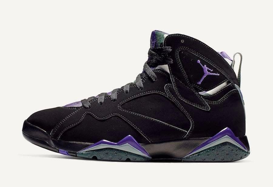 Nike Jordan VII 7 7代Ray Allen 雷艾倫公鹿PE 黑紫綠各尺寸| Yahoo 