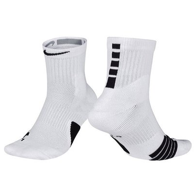 【R.T.G】NIKE ELITE MID 襪子 白黑 中筒 菁英 籃球 耐磨 舒適 運動 M L SX7625-100
