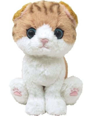 日本進口 限量品 可愛貓咪娃娃摺耳貓橘貓動物抱枕絨毛玩偶貓貓毛絨布偶擺飾玩具送禮禮物