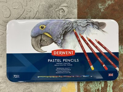 藝城美術~英國DERWENT德爾文 Pastel Pencils 頂級粉彩色鉛筆精緻鐵盒組-72色(新包裝)#32996
