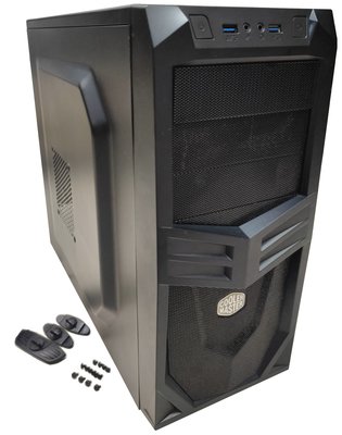 二手 CoolerMaster 酷碼 K281 電競 全黑化 電腦機殼 雙 USB3.0 ATX主機板 附螺絲 後檔板