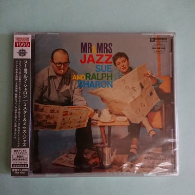 Sue & Ralph Sharon Mr & Mrs Jazz 日本版 CD 爵士人聲 B12 CDSOL-6039