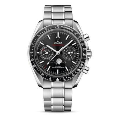 【玩錶交流】全新品 OMEGA Speedmaste超霸月相登月錶 鋼帶款 9904導柱輪 30430445201001