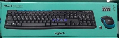 美兒小舖COSTCO好市多代購～LOGITECH 羅技 無線鍵盤滑鼠組(MK275)防濺灑鍵盤.隨插即用