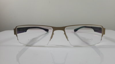 odbo 德國設計薄鋼眼鏡 od-1129-5。 贈-磁吸太陽眼鏡一副