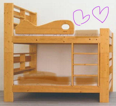 揚龍上下鋪 上下鋪 雙層床 姊妹床 二手 實木床架 二手 單人加大 可拆兩床