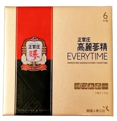 正官庄 高麗蔘精EVERYTIME (30包/盒)