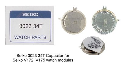精工SOLAR光動能用電池  3023.34T, TS920適用於 SEIKO太陽能手錶/光動能SOLAR充電式電池