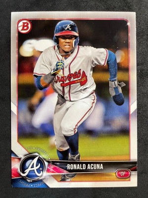 2018 Bowman Ronald Acuna Jr. Rookie 阿庫尼亞 新人卡 RC 球員卡
