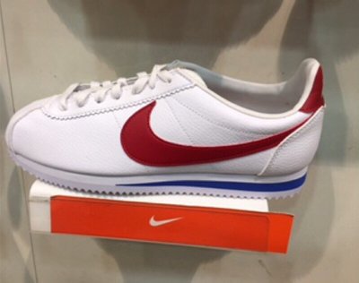 NIKE CORTEZ QS 皮革 阿甘鞋 雙色 紅白藍  原價3100元  (現貨:24cm)