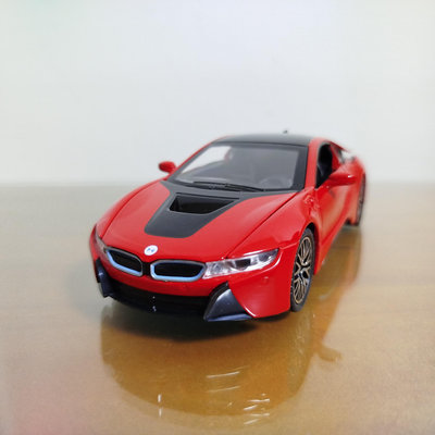 全新盒裝1:32 ~寶馬 BMW i8 紅色 合金 模型車 聲光車
