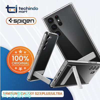 SAMSUNG 手機殼三星 Galaxy S23 Ultra Plus Spigen Ultra Hybrid S 支架