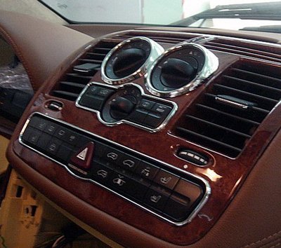 圓夢工廠 Benz 賓士 Vito W639 2003~2014 改裝 鍍鉻銀 中控面板按鍵按鈕 飾框貼